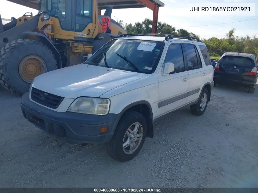 JHLRD1865YC021921 2000 Honda Cr-V Ex