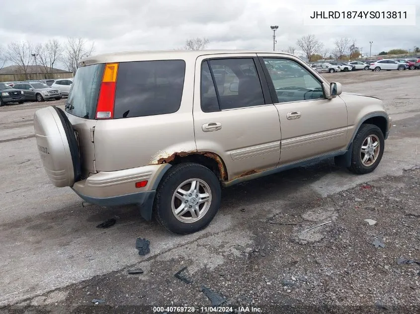 2000 Honda Cr-V Special Edition VIN: JHLRD1874YS013811 Lot: 40769728