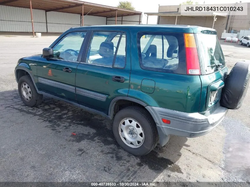 JHLRD18431C010243 2001 Honda Cr-V Lx