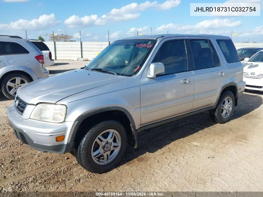 2001 Honda Cr-V Special Edition VIN: JHLRD18731C032754 Lot: 40785164