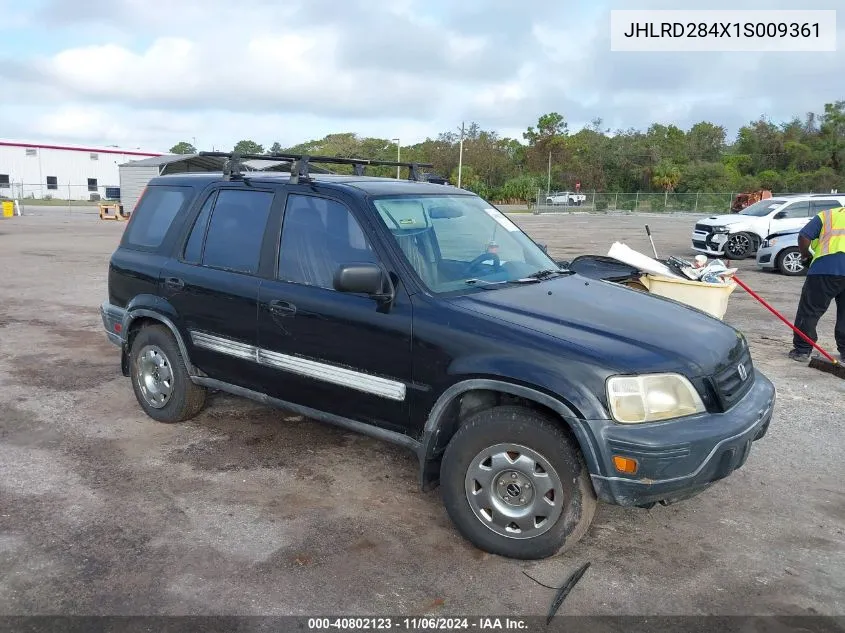 2001 Honda Cr-V Lx VIN: JHLRD284X1S009361 Lot: 40802123