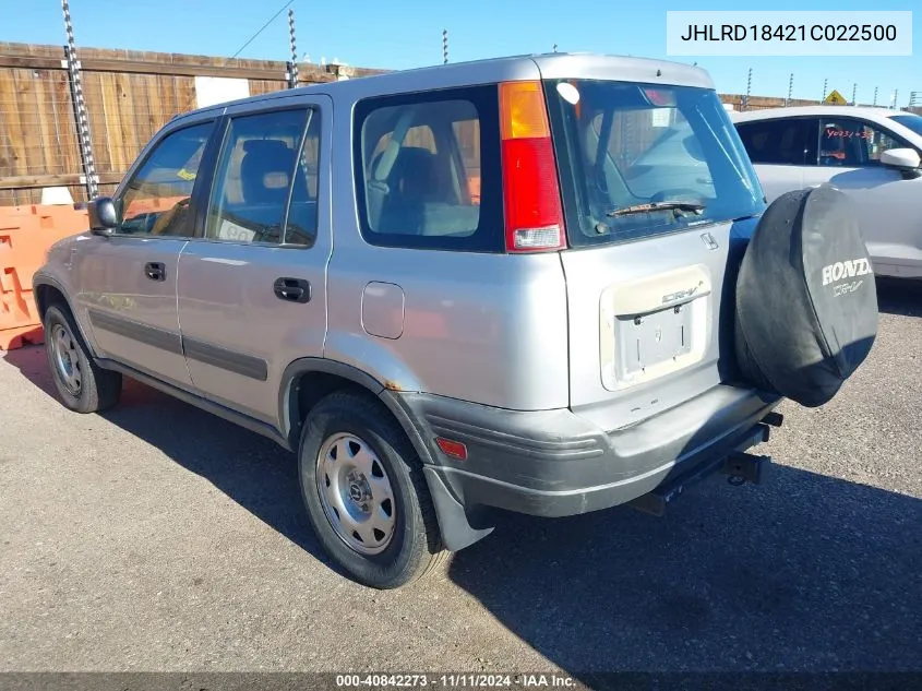 2001 Honda Cr-V Lx VIN: JHLRD18421C022500 Lot: 40842273