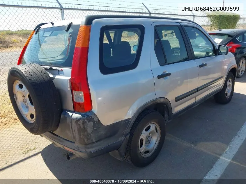 2002 Honda Cr-V Lx VIN: JHLRD68462C009599 Lot: 40540378