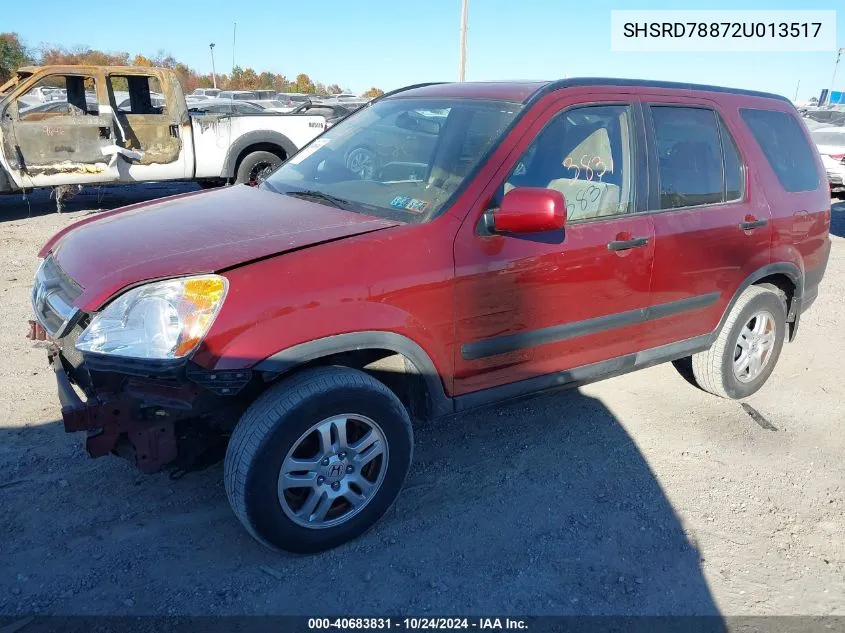 SHSRD78872U013517 2002 Honda Cr-V Ex