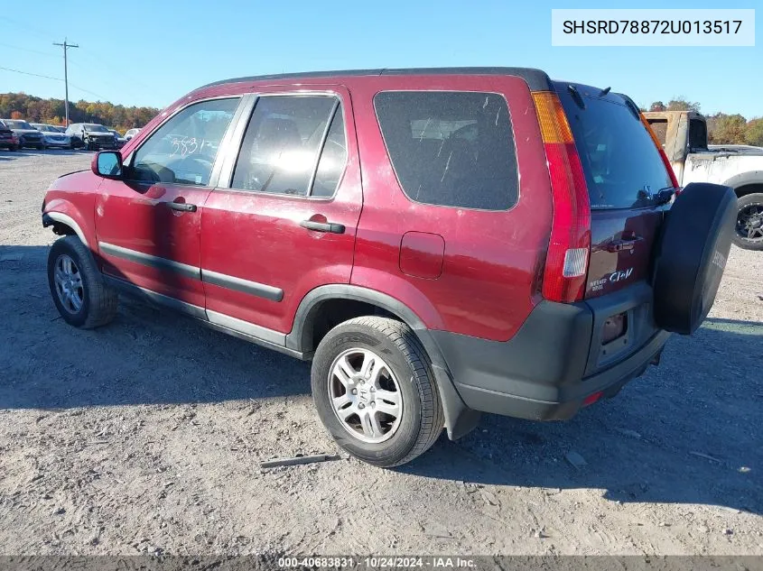 SHSRD78872U013517 2002 Honda Cr-V Ex