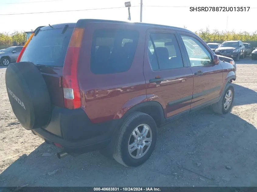 SHSRD78872U013517 2002 Honda Cr-V Ex