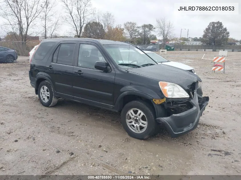 2002 Honda Cr-V Ex VIN: JHLRD78862C018053 Lot: 40785593