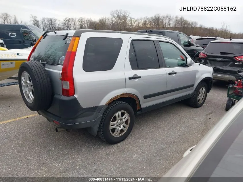 JHLRD78822C058162 2002 Honda Cr-V Ex