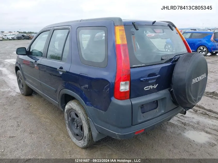 JHLRD78413C805345 2003 Honda Cr-V