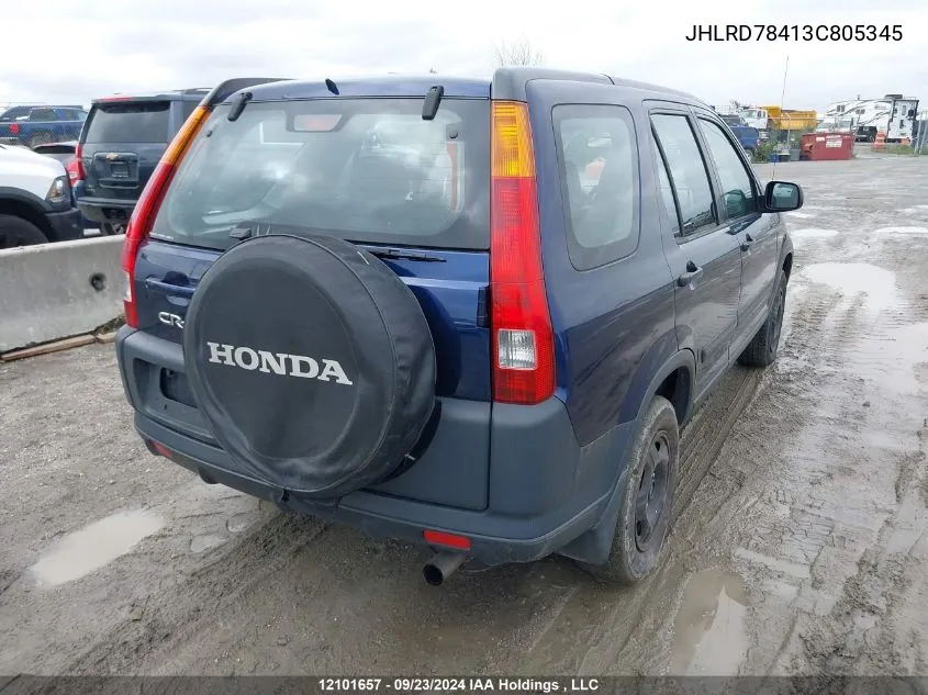 JHLRD78413C805345 2003 Honda Cr-V