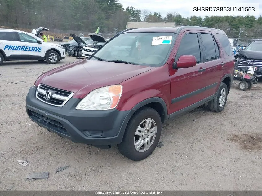 SHSRD78853U141563 2003 Honda Cr-V Ex