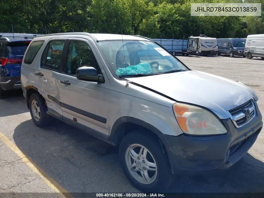 2003 Honda Cr-V Lx VIN: JHLRD78453C013859 Lot: 40162186