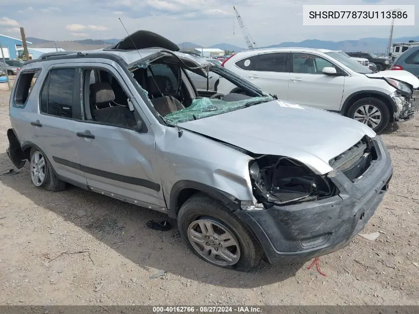 SHSRD77873U113586 2003 Honda Cr-V Ex