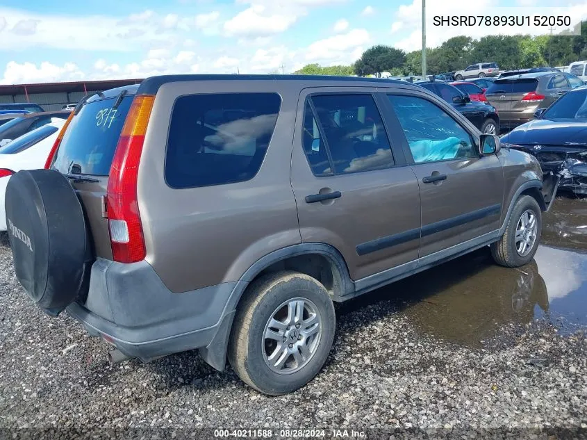 SHSRD78893U152050 2003 Honda Cr-V Ex