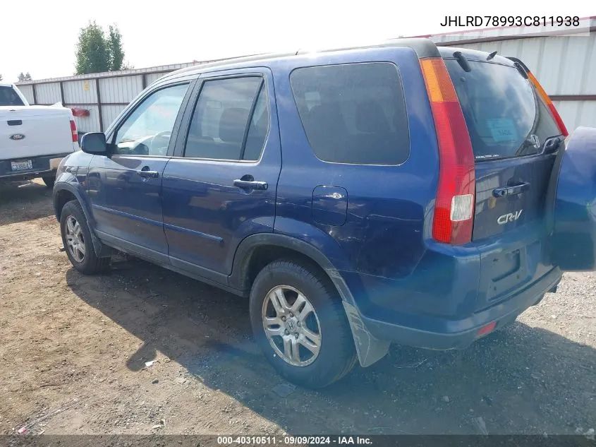 JHLRD78993C811938 2003 Honda Cr-V