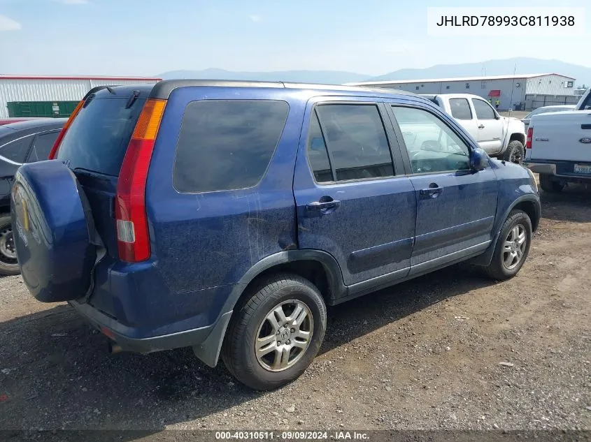 JHLRD78993C811938 2003 Honda Cr-V