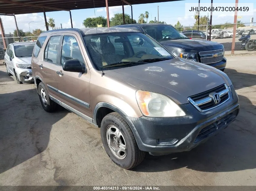 2003 Honda Cr-V Lx VIN: JHLRD68473C004459 Lot: 40314213