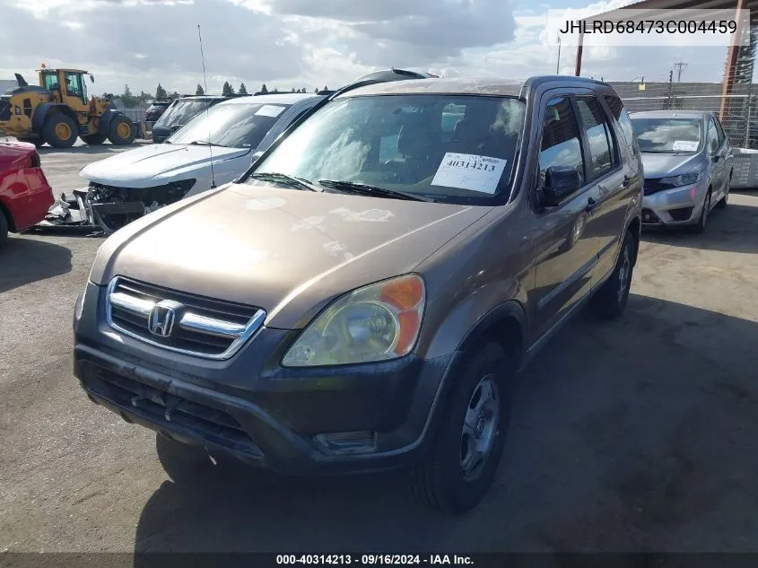 JHLRD68473C004459 2003 Honda Cr-V Lx