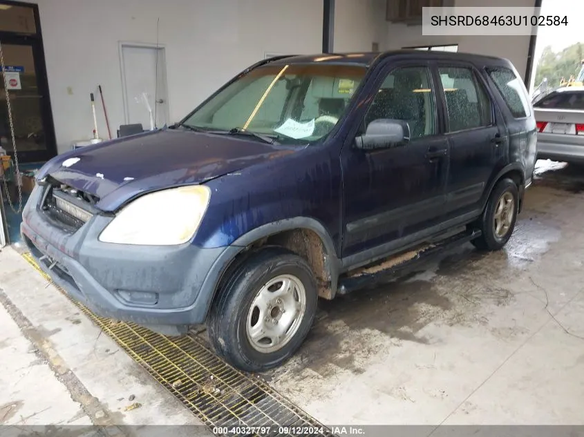 SHSRD68463U102584 2003 Honda Cr-V Lx