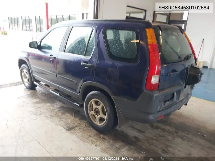 SHSRD68463U102584 2003 Honda Cr-V Lx