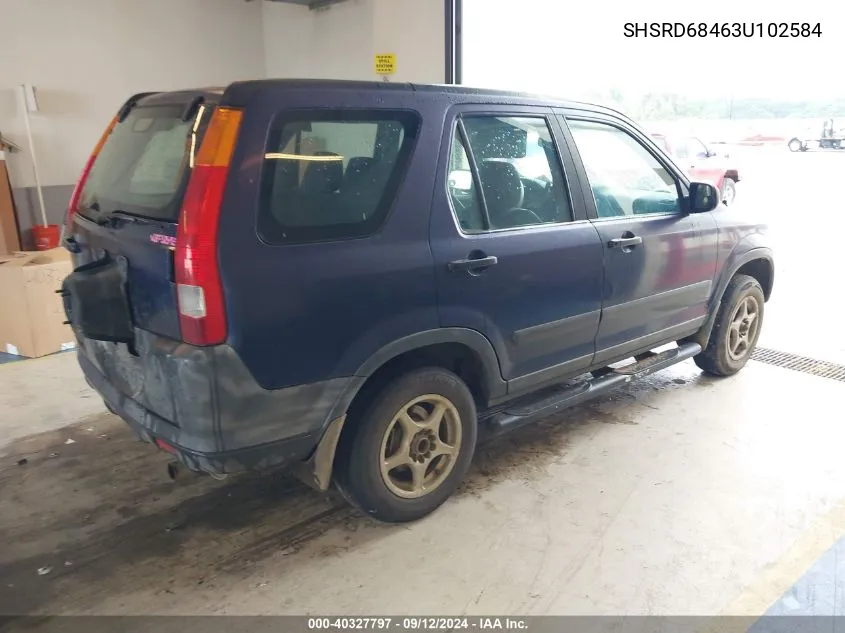 SHSRD68463U102584 2003 Honda Cr-V Lx