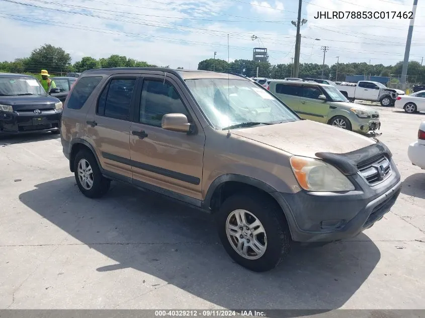 JHLRD78853C017462 2003 Honda Cr-V Ex