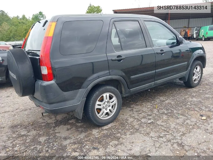 SHSRD78853U143314 2003 Honda Cr-V Ex