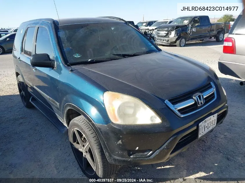 2003 Honda Cr-V Lx VIN: JHLRD68423C014977 Lot: 40397537