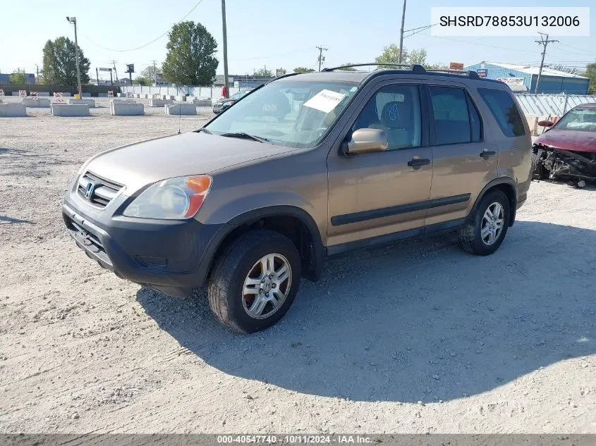 SHSRD78853U132006 2003 Honda Cr-V Ex