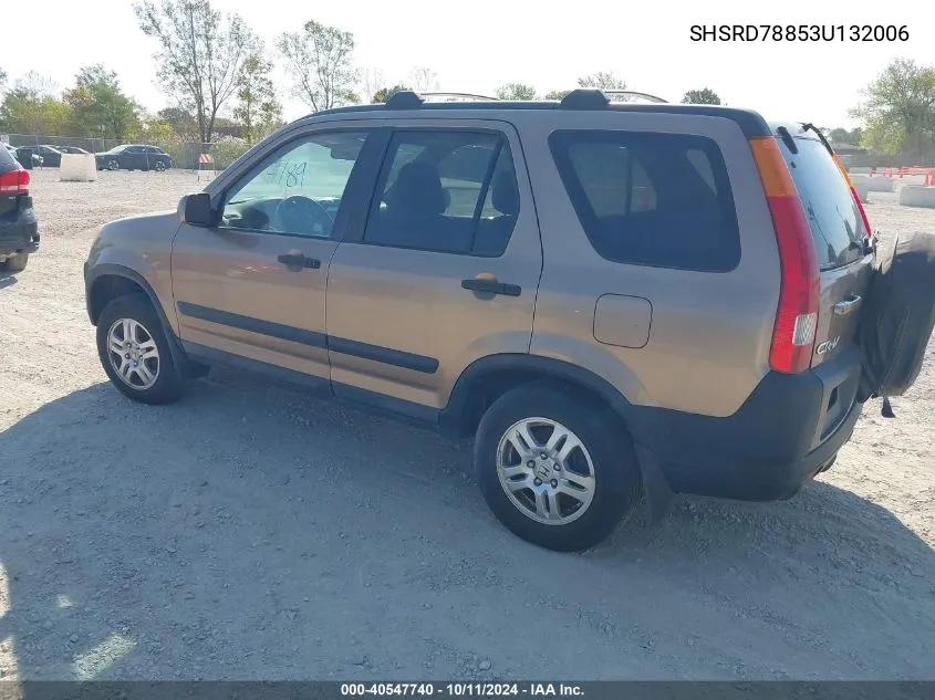 SHSRD78853U132006 2003 Honda Cr-V Ex