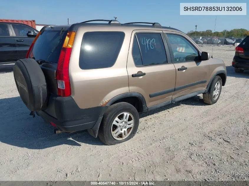 SHSRD78853U132006 2003 Honda Cr-V Ex