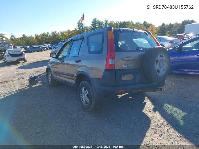 SHSRD78483U155762 2003 Honda Cr-V Lx