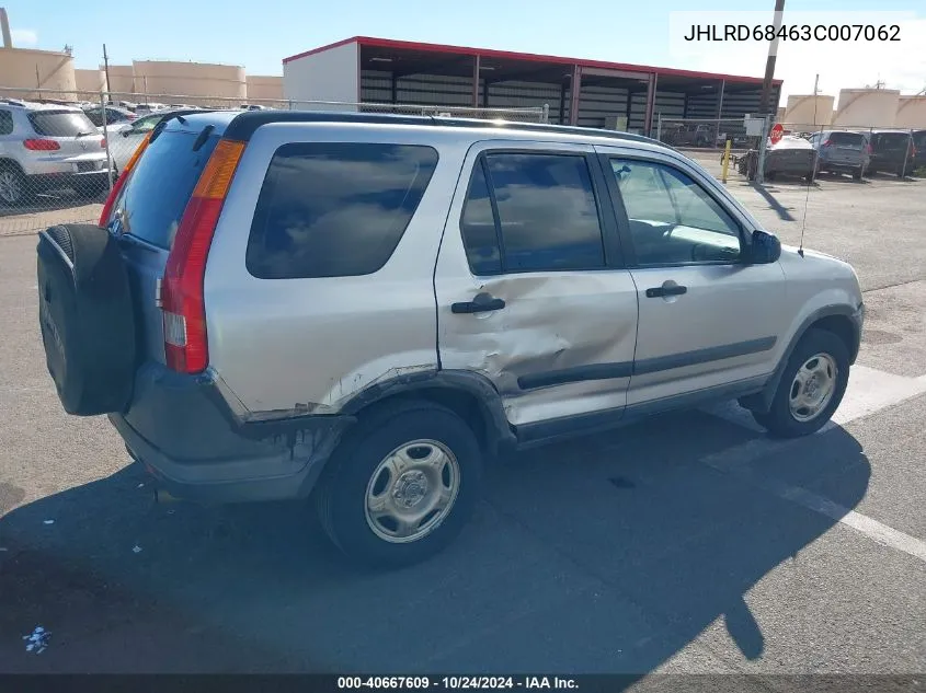 JHLRD68463C007062 2003 Honda Cr-V Lx