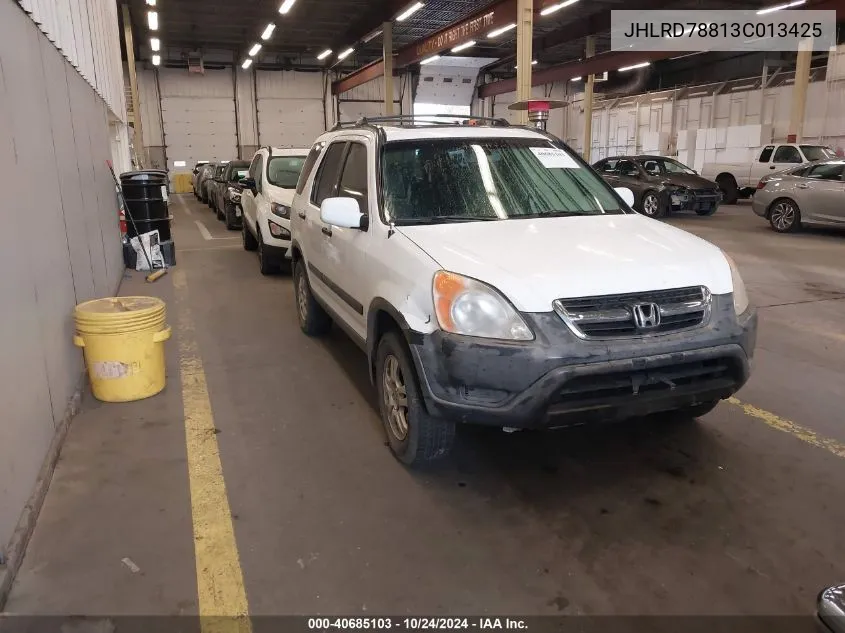 JHLRD78813C013425 2003 Honda Cr-V Ex