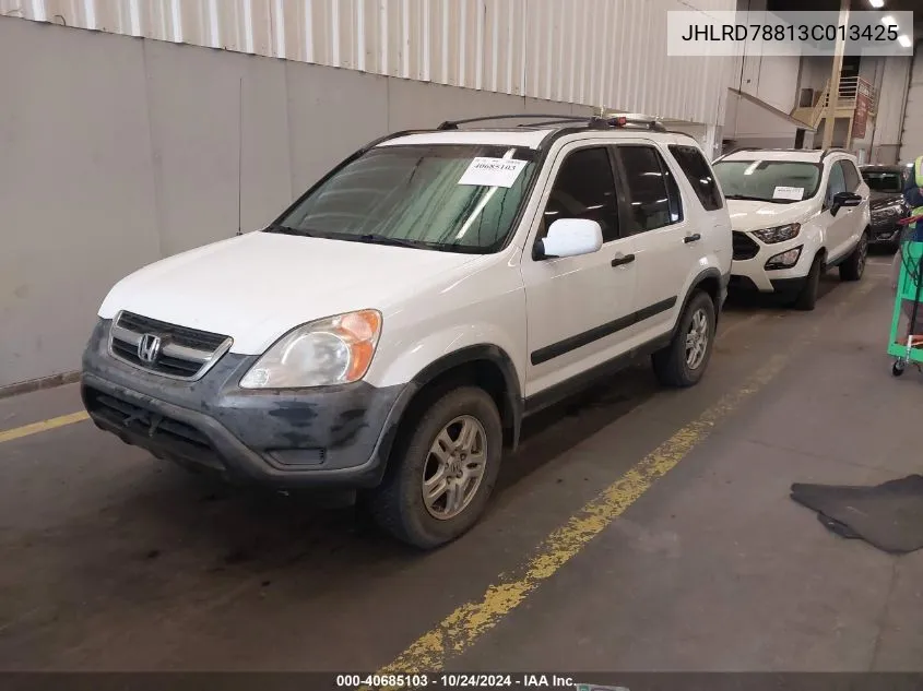 JHLRD78813C013425 2003 Honda Cr-V Ex