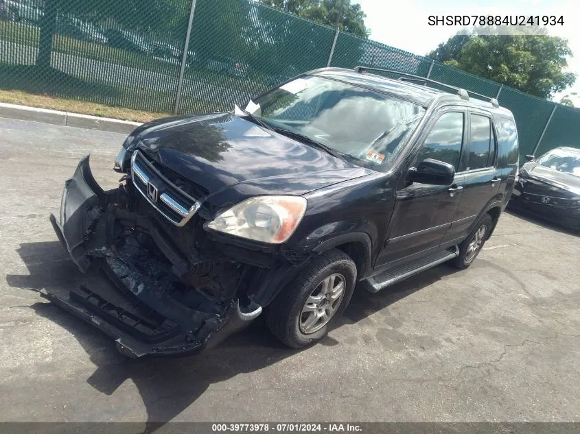 SHSRD78884U241934 2004 Honda Cr-V Ex