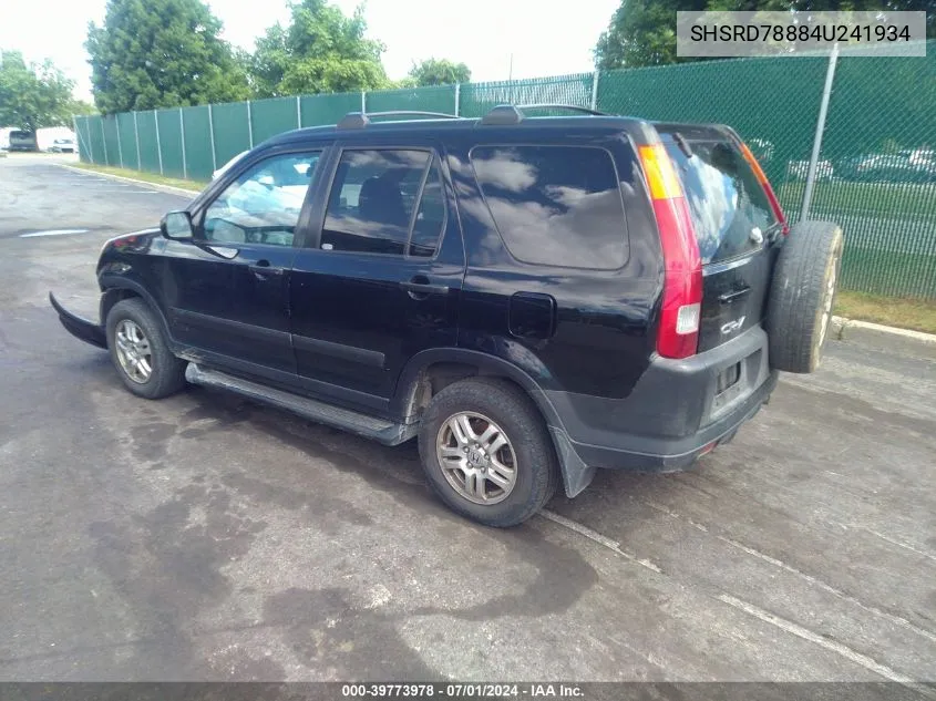 SHSRD78884U241934 2004 Honda Cr-V Ex