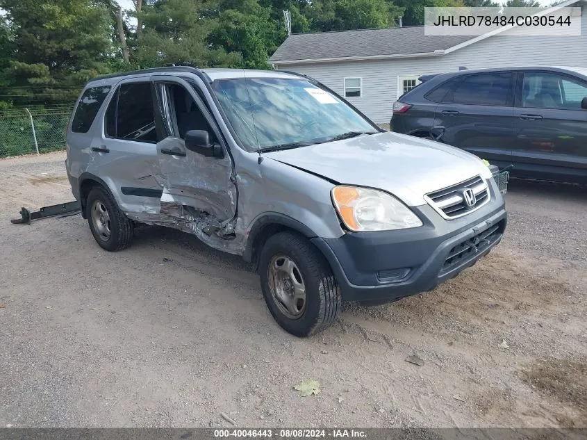 2004 Honda Cr-V Lx VIN: JHLRD78484C030544 Lot: 40046443