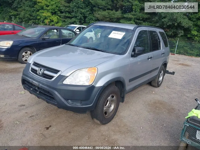 2004 Honda Cr-V Lx VIN: JHLRD78484C030544 Lot: 40046443