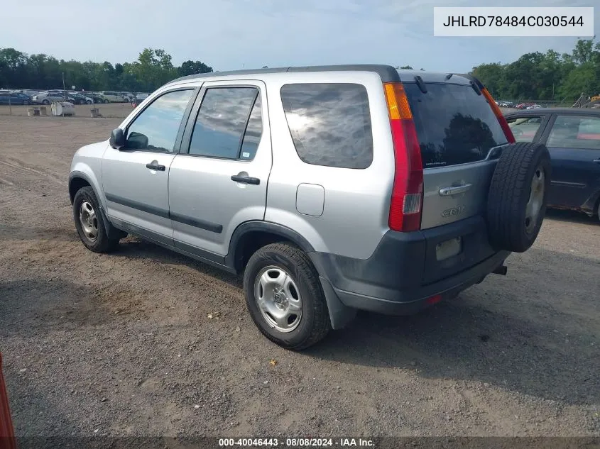 2004 Honda Cr-V Lx VIN: JHLRD78484C030544 Lot: 40046443