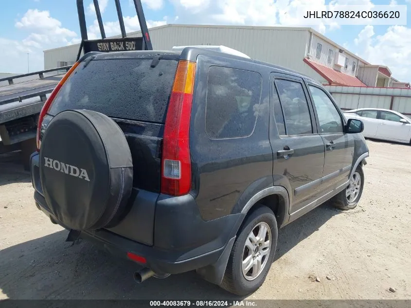 JHLRD78824C036620 2004 Honda Cr-V Ex