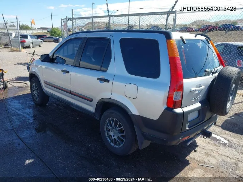 2004 Honda Cr-V Lx VIN: JHLRD68554C013428 Lot: 40230483