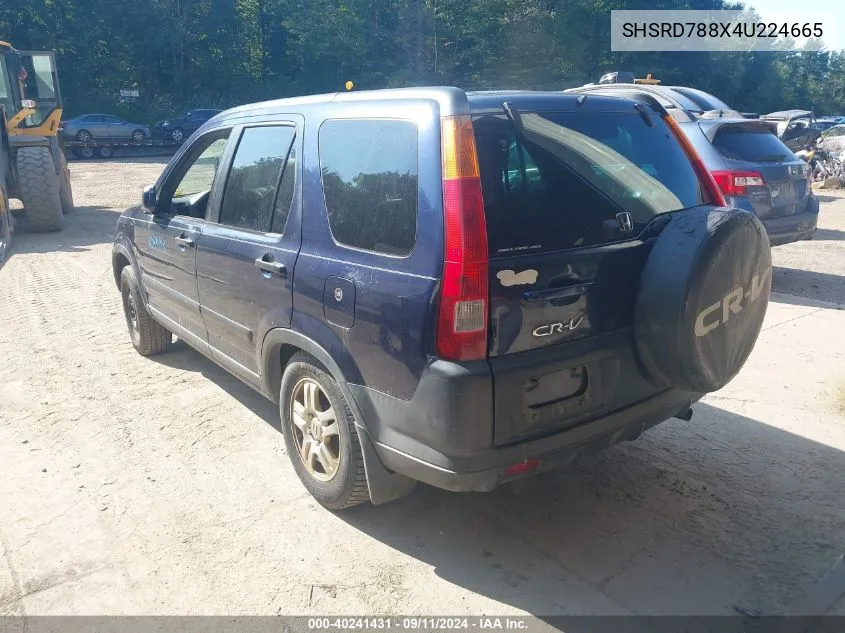 SHSRD788X4U224665 2004 Honda Cr-V Ex