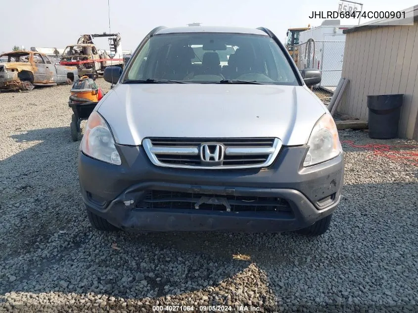 2004 Honda Cr-V Lx VIN: JHLRD68474C000901 Lot: 40271064