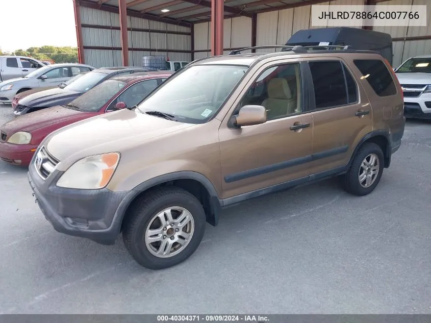 2004 Honda Cr-V Ex VIN: JHLRD78864C007766 Lot: 40304371