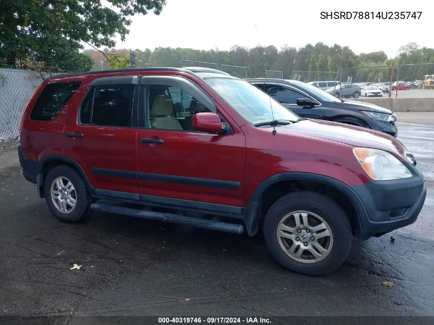 SHSRD78814U235747 2004 Honda Cr-V Ex