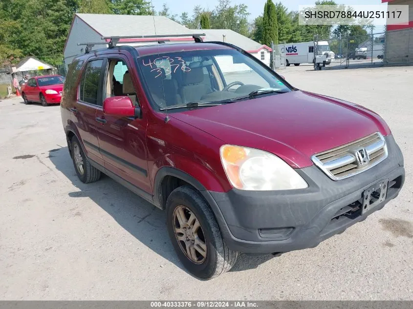 SHSRD78844U251117 2004 Honda Cr-V Ex