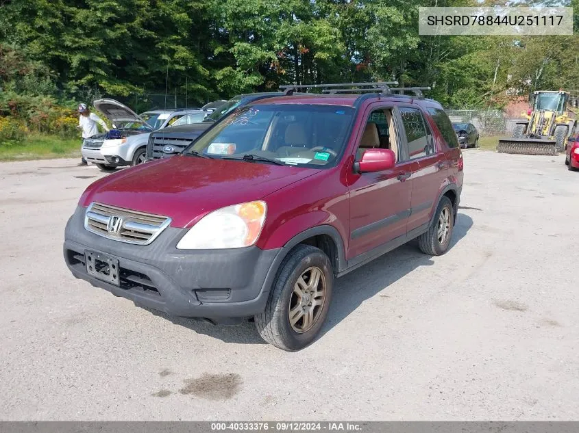 SHSRD78844U251117 2004 Honda Cr-V Ex