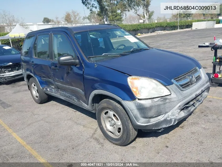 2004 Honda Cr-V Lx VIN: JHLRD68504C009013 Lot: 40471921