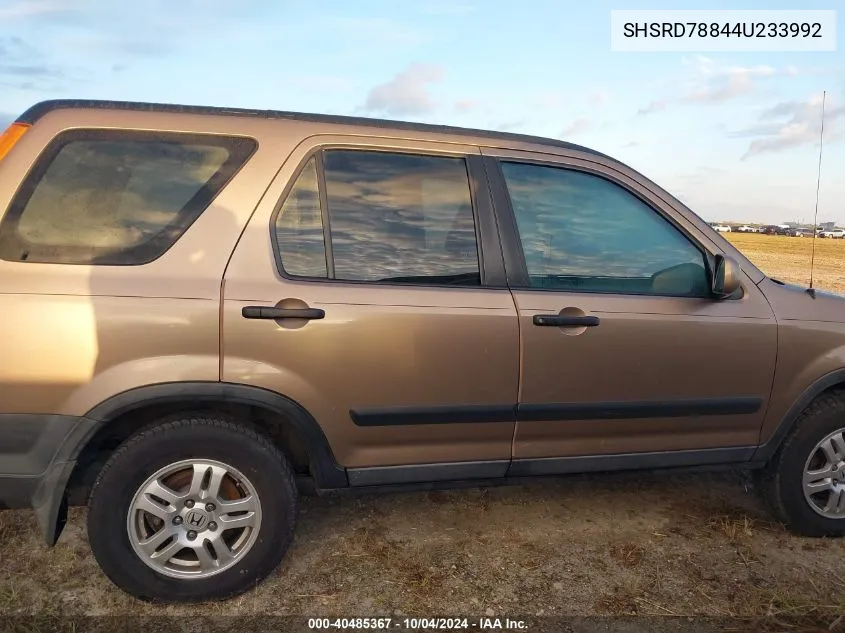 2004 Honda Cr-V Ex VIN: SHSRD78844U233992 Lot: 40485367